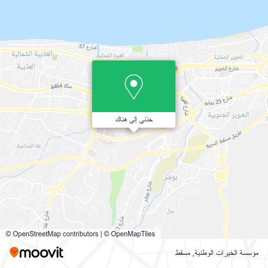 خريطة مؤسسة الخيرات الوطنية