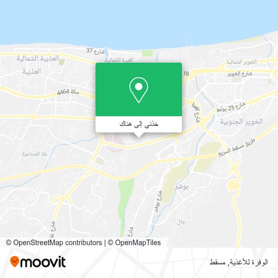 خريطة الوفرة للأغذية