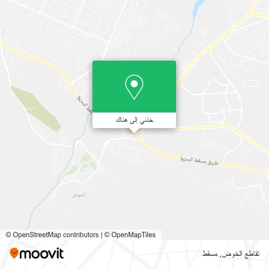 خريطة تقاطع الخوض