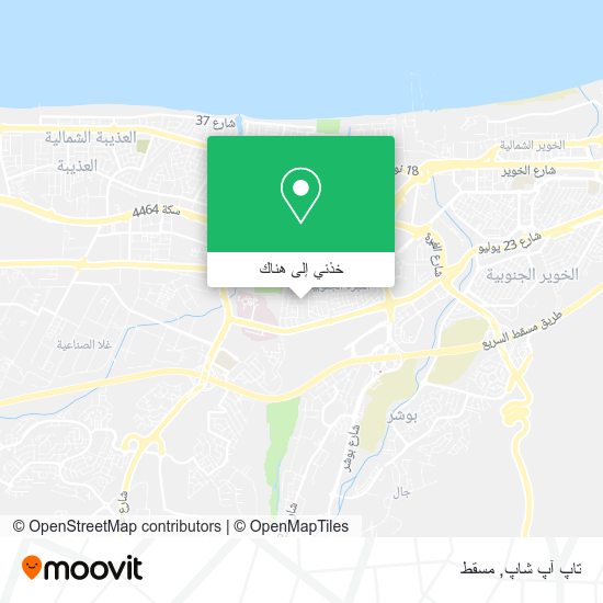 خريطة تاپ آپ شاپ