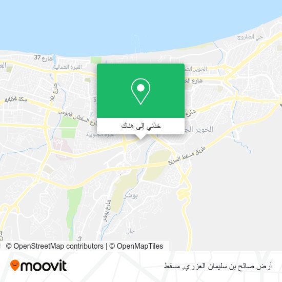 خريطة أرض صالح بن سليمان العزري