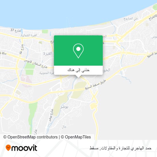 خريطة حمد الهاجري للتجارة والمقاولات