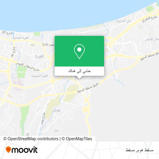 خريطة مسقط هوم