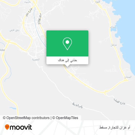 خريطة أم عزان للتجارة