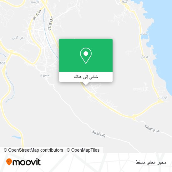 خريطة مخبز انعام