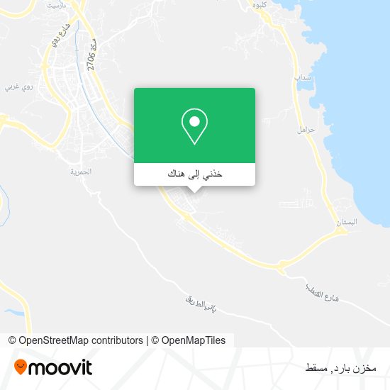 خريطة مخزن بارد