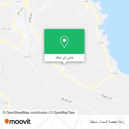 خريطة واحة هيفضة السماء