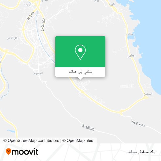 خريطة بنك مسقط