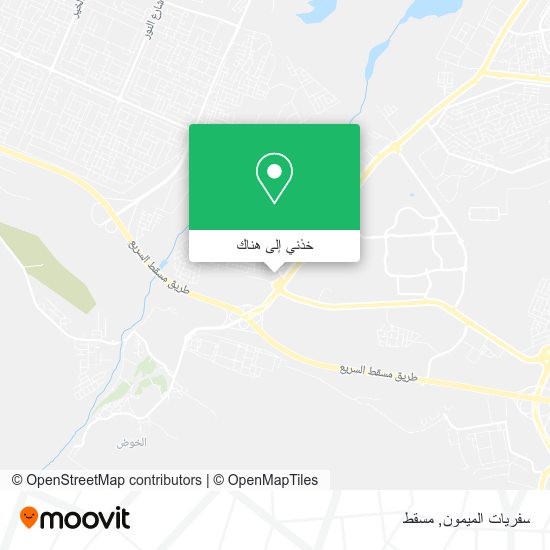 خريطة سفريات الميمون