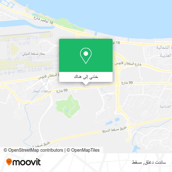 خريطة ساندت دغثق