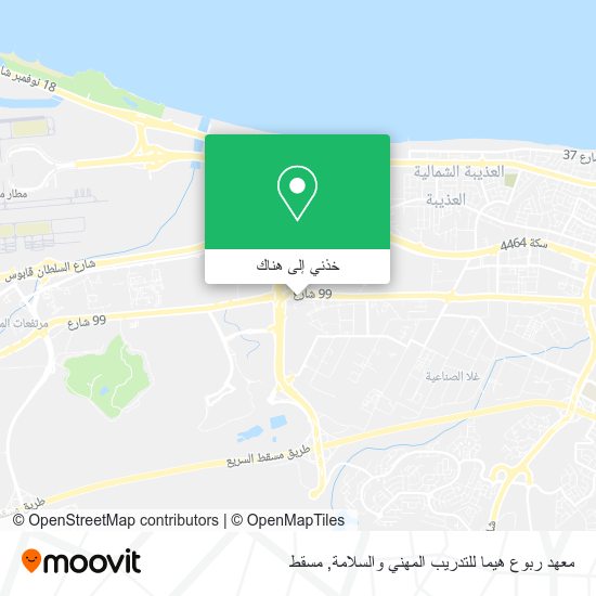 خريطة معهد ربوع هيما للتدريب المهني والسلامة