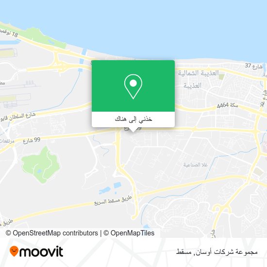 خريطة مجموعة شركات أوسان