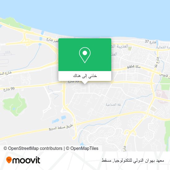 خريطة معهد بهوان الدولي للتكنولوجيا