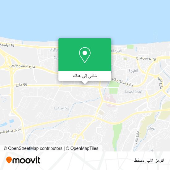 خريطة اتومز لاب