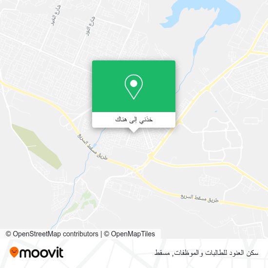 خريطة سكن العنود للطالبات والموظفات