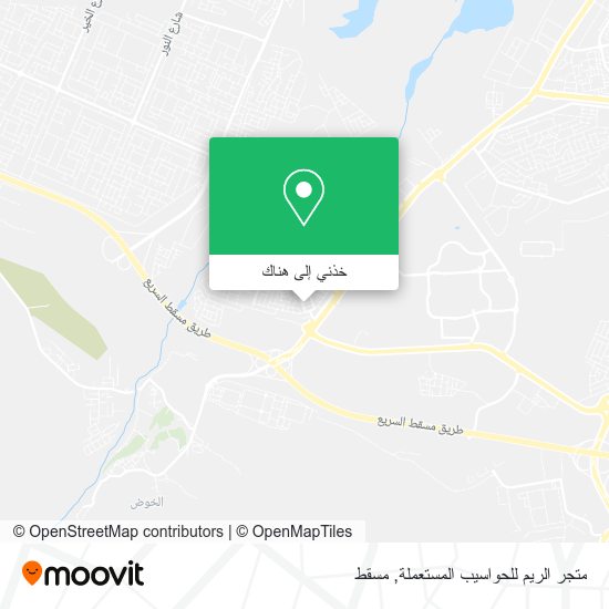 خريطة متجر الريم للحواسيب المستعملة