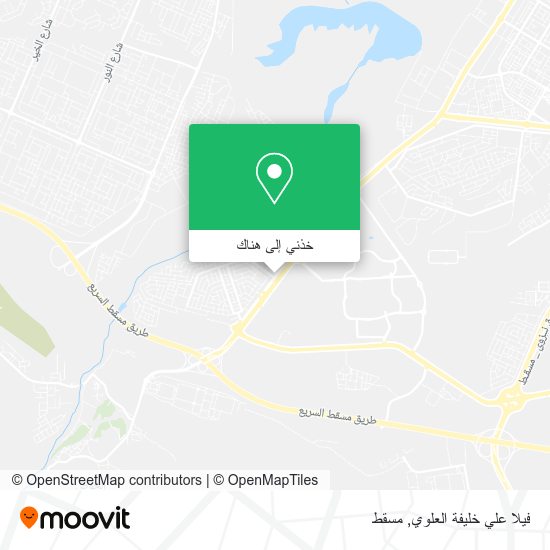 خريطة فيلا علي خليفة العلوي