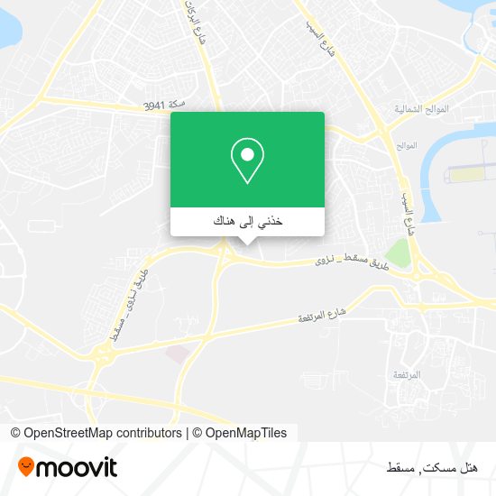 خريطة هتل مسکت