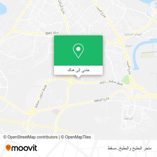 خريطة متجر البطيخ والبطيخ