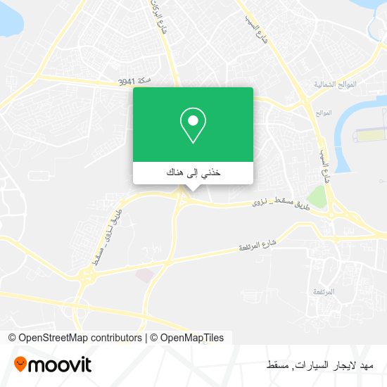 خريطة مهد لايجار السيارات