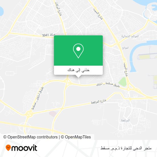 خريطة متجر الدجى للتجارة ذ.م.م