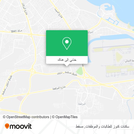 خريطة سكنات كنوز للطالبات والموظفات