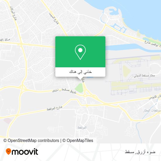 خريطة ضوء أزرق