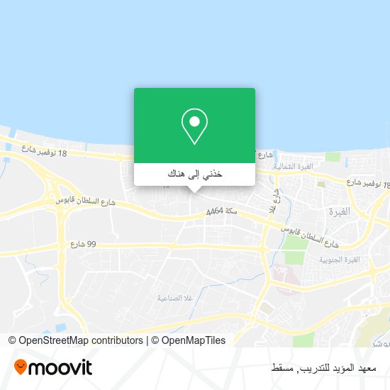 خريطة معهد المؤيد للتدريب