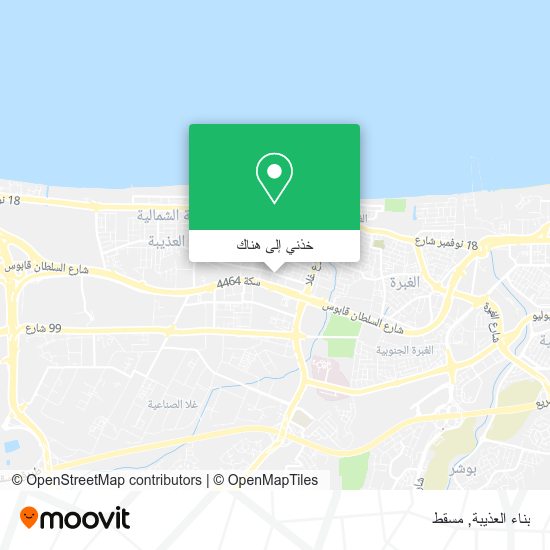خريطة بناء العذيبة