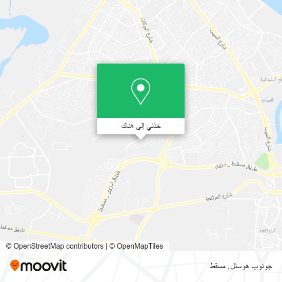 خريطة جونوب هوستل