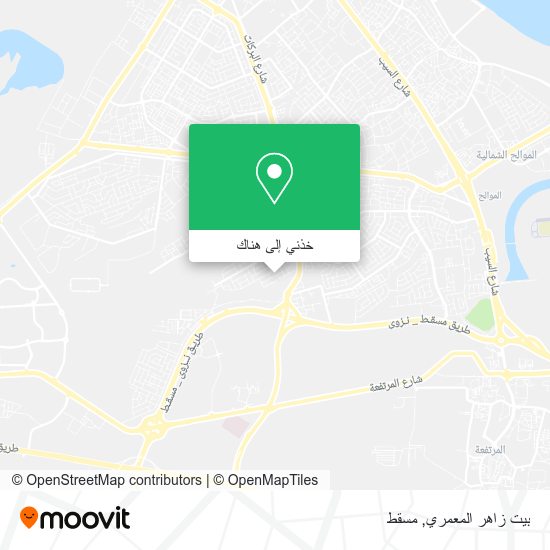 خريطة بيت زاهر المعمري