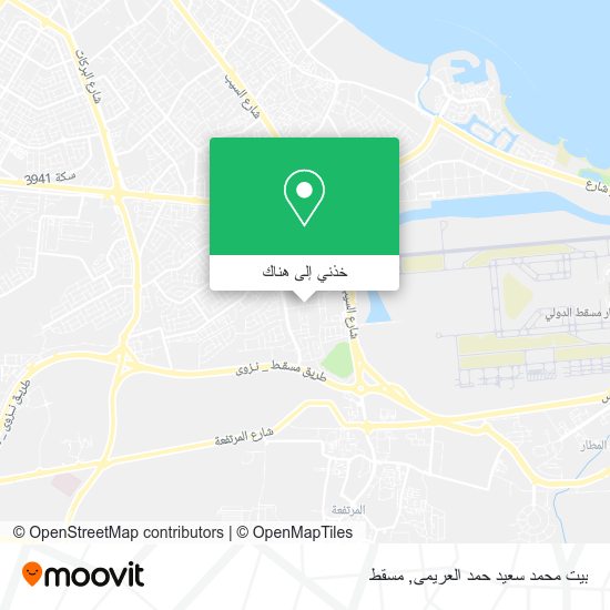 خريطة بيت محمد سعيد حمد العريمى