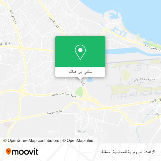 خريطة الأعمدة البرونزية للمحاسبة