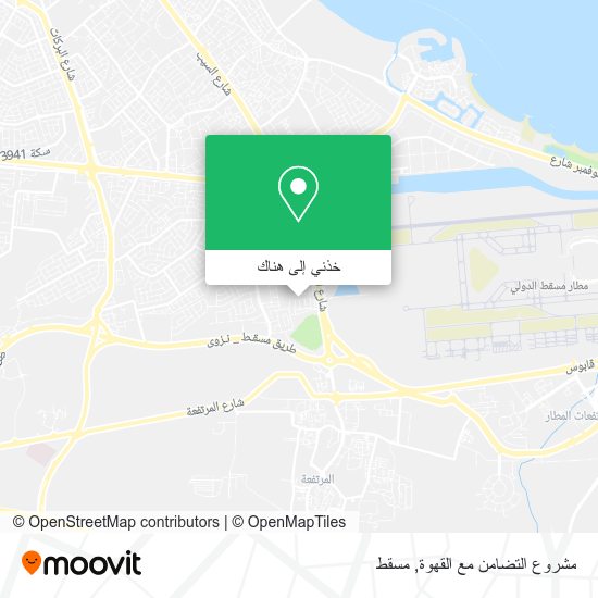 خريطة مشروع التضامن مع القهوة