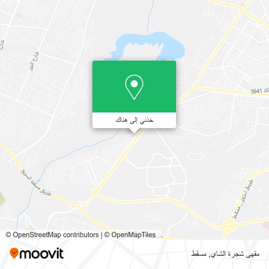 خريطة مقهى شجرة الشاي