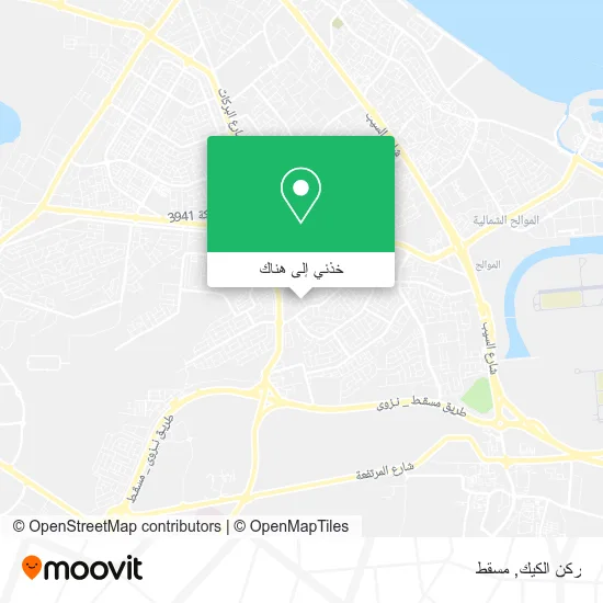 خريطة ركن الكيك