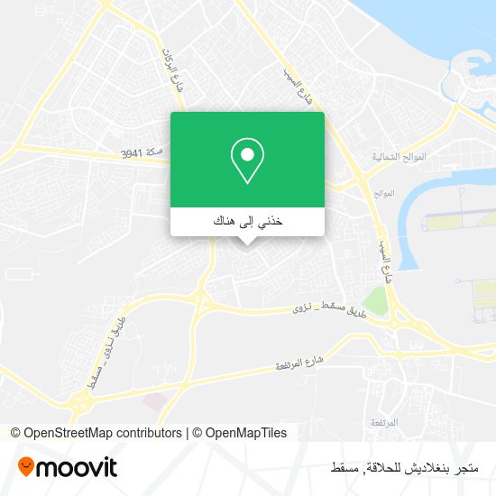 خريطة متجر بنغلاديش للحلاقة