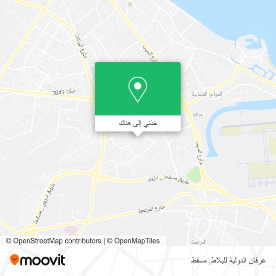 خريطة عرفان الدولية للبلاط