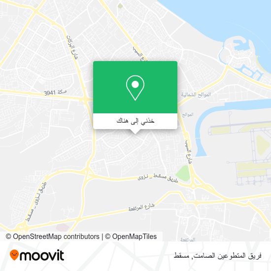 خريطة فريق المتطوعين الصامت