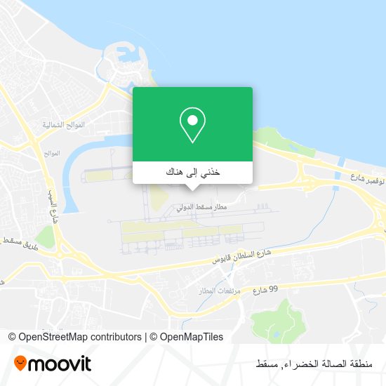 خريطة منطقة الصالة الخضراء