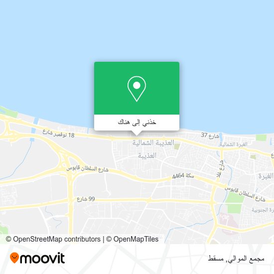 خريطة مجمع الموالي