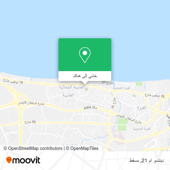 خريطة دينتسو ام 21