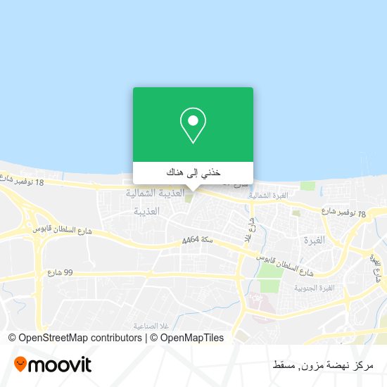 خريطة مركز نهضة مزون