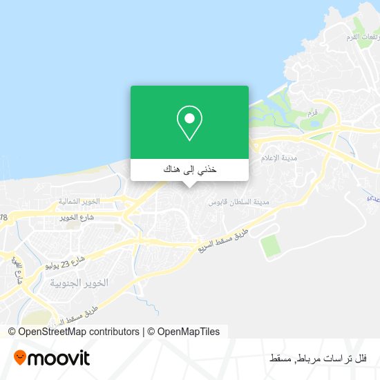 خريطة فلل تراسات مرباط