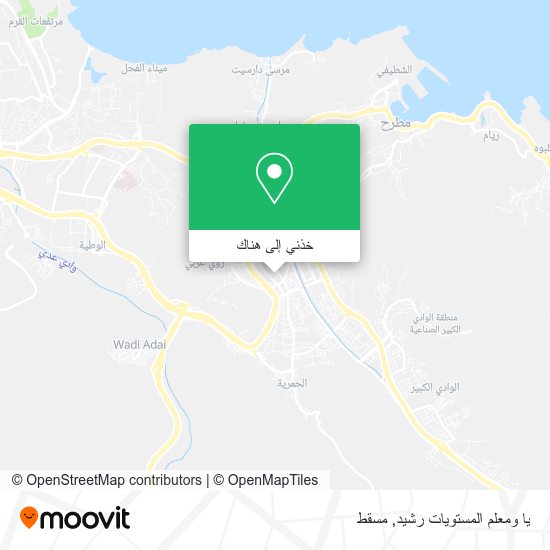 خريطة يا ومعلم المستويات رشيد