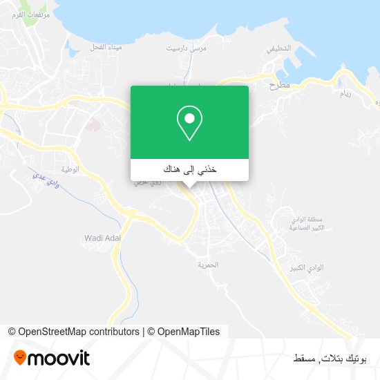 خريطة بوتيك بتلات