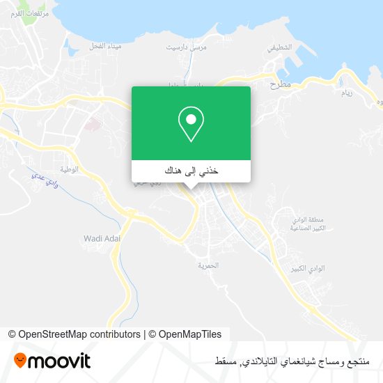 خريطة منتجع ومساج شيانغماي التايلاندي