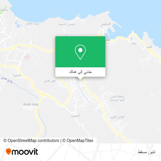 خريطة نتبو