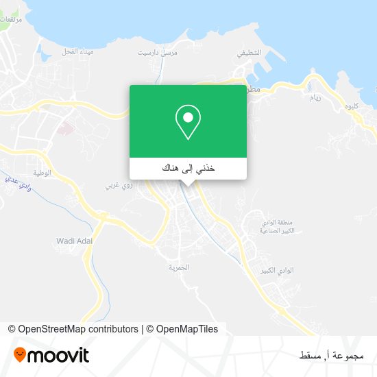 خريطة مجموعة أ