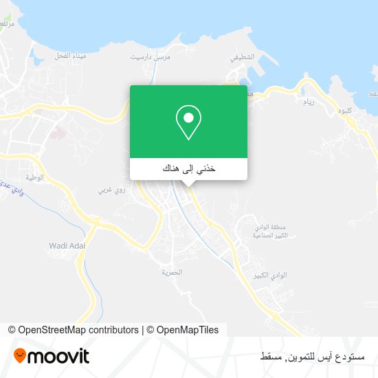 خريطة مستودع آيس للتموين
